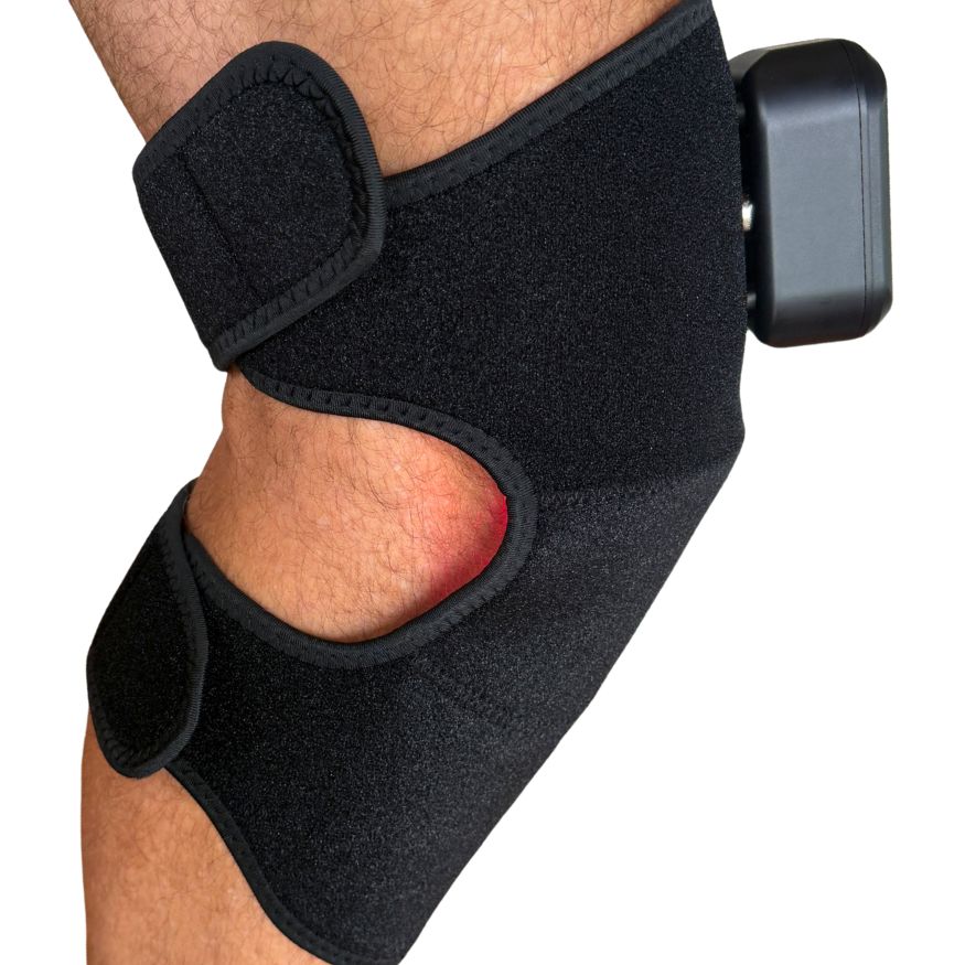 The InfraHeal Red Light Therapy Knee Wrap - Supports Knee & Shoulder Pain & Inflammation