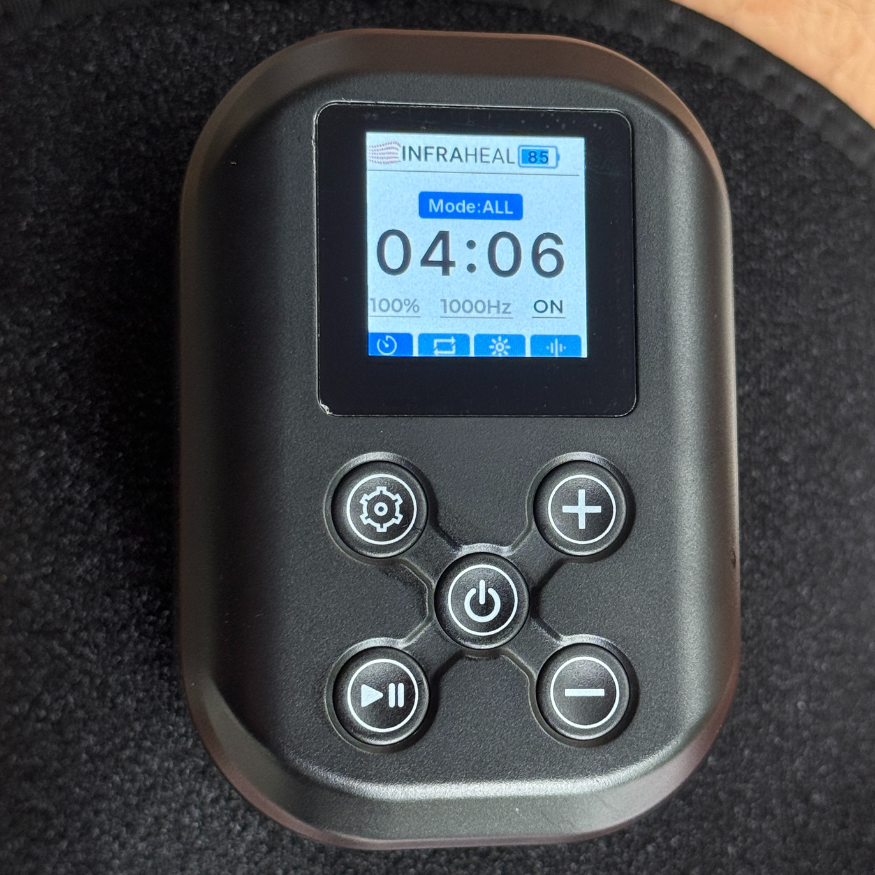 The InfraHeal Red Light Therapy Knee Wrap - Supports Knee & Shoulder Pain & Inflammation