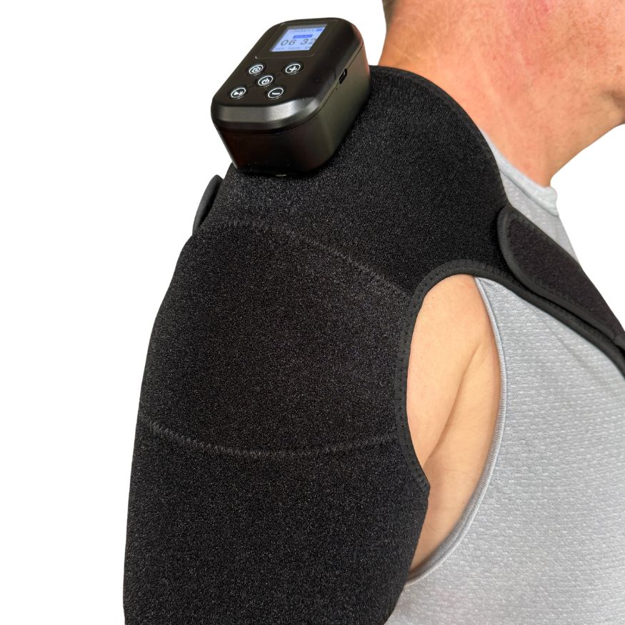 The InfraHeal Red Light Therapy Knee Wrap - Supports Knee & Shoulder Pain & Inflammation